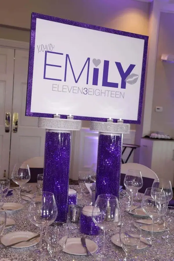 Custom Logo Centerpiece