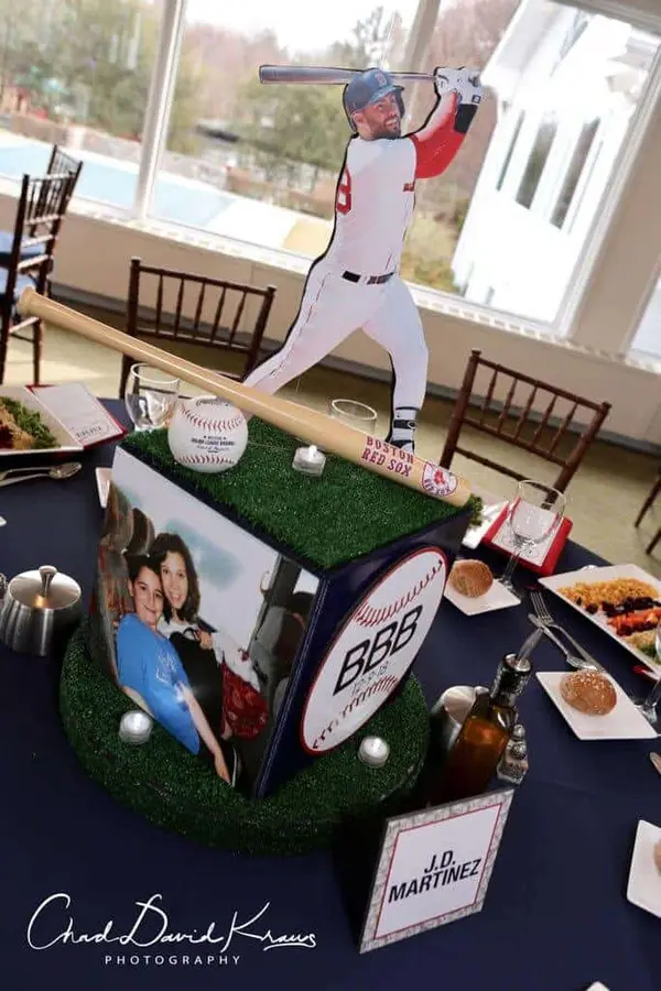 Baseball Themed Centerpiece