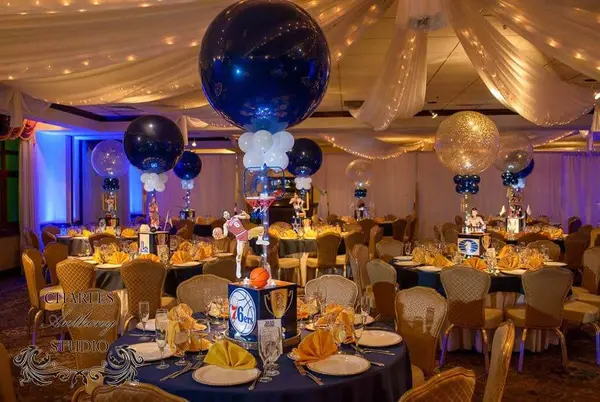 Basketball Themed Centerpieces