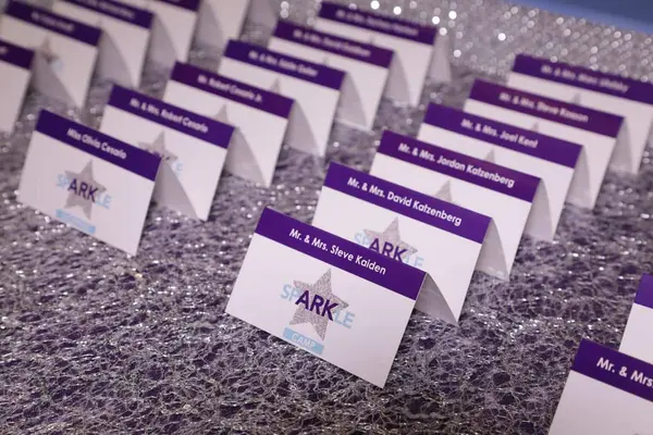 Bat Mitzvah Logo Place Cards
