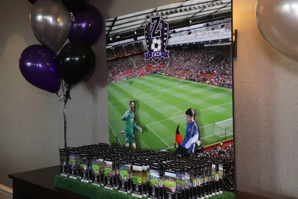 Soccer Stadium Seating Card Display