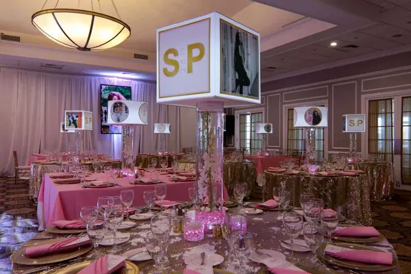 Bat Mitzvah Lampshade Centerpiece