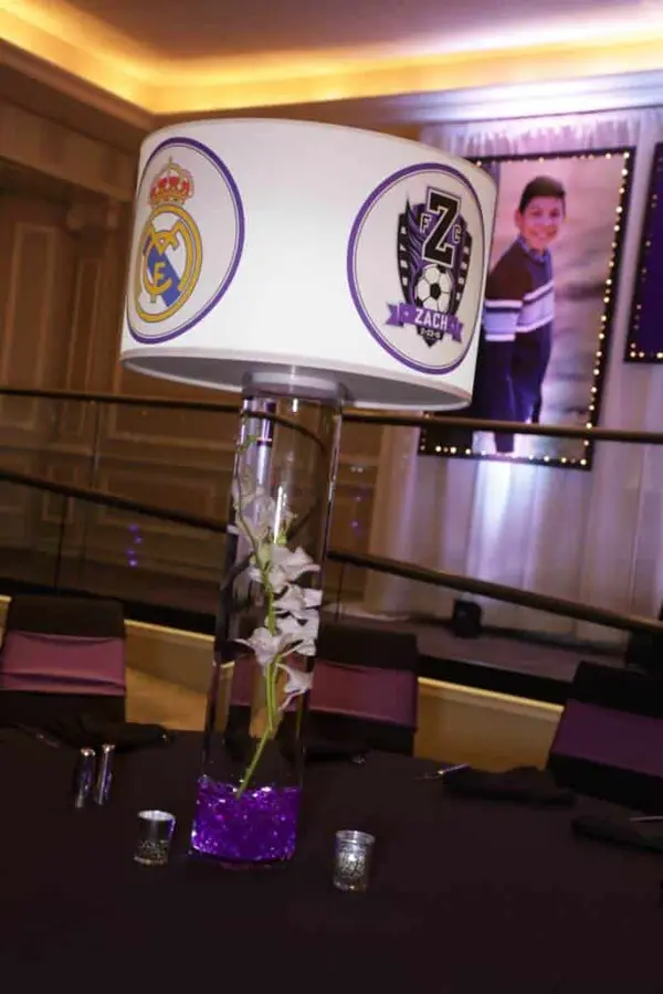 Soccer Themed Lampshade