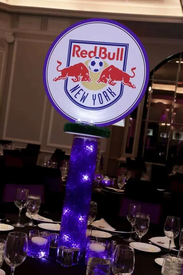 Soccer Themed Logo Centerpiece