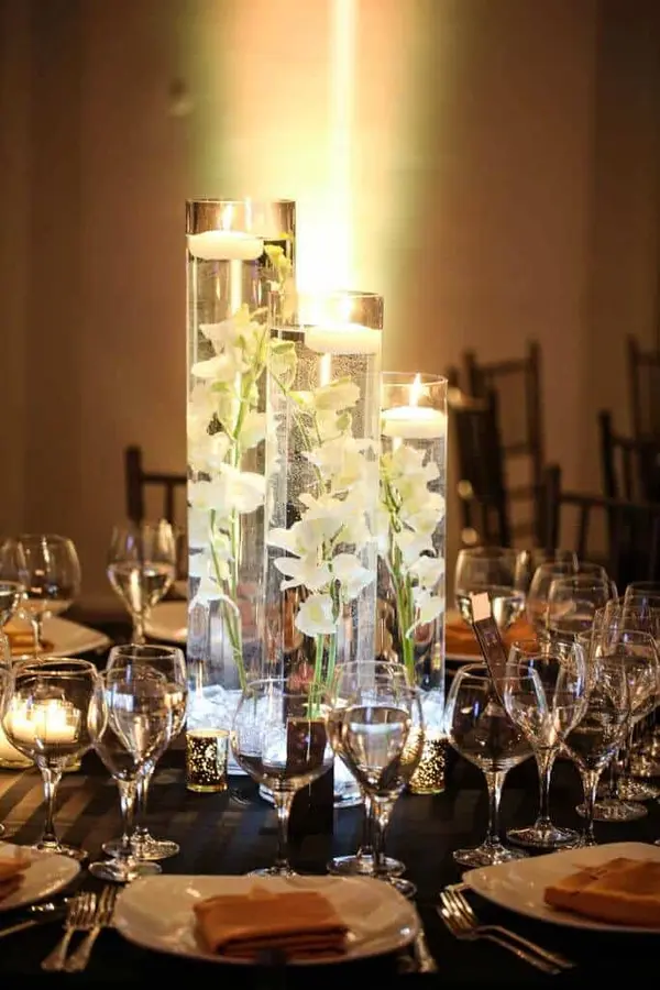 LED Orchid Centerpiece
