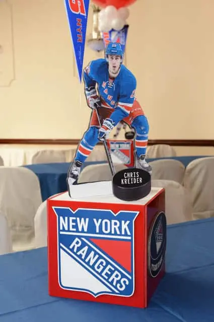 Rangers Themed Centerpiece