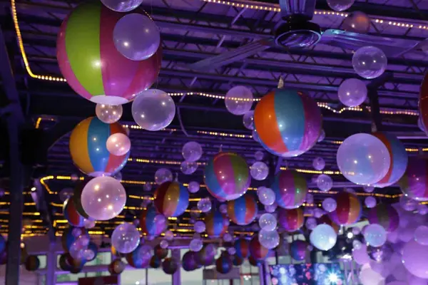 Beach Ball and Bubbles Ceiling