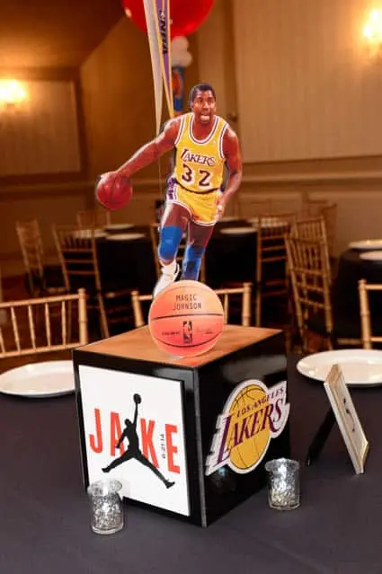 Basketball Themed Centerpiece