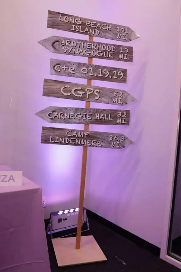 Beach Directional Sign
