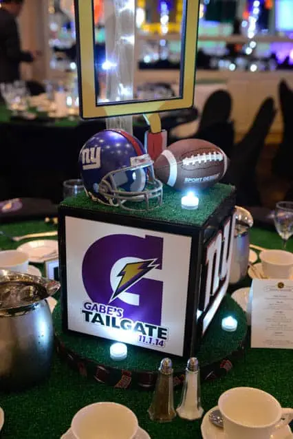 Football Themed Centerpiece