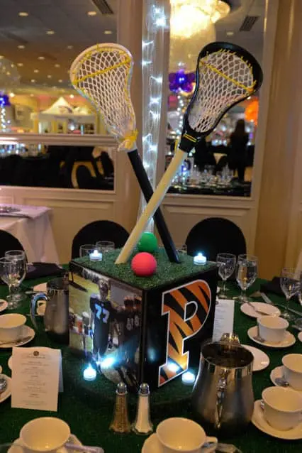 Lacrosse Themed Centerpiece