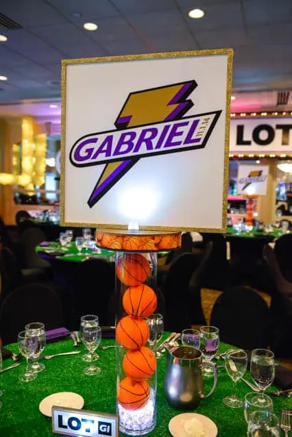 Tailgating Logo Centerpiece