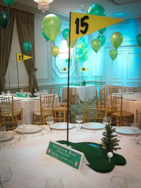 Golf Course Centerpiece