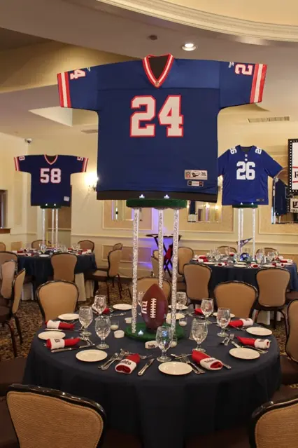 Football Sports Jersey Centerpieces