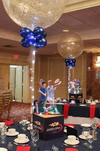 Tennis Themed Centerpiece