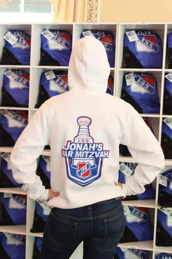 Bar Mitzvah Sweatshirt with Custom Logo
