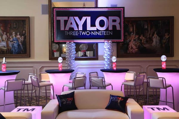 Bat Mitzvah Logo Backdrop