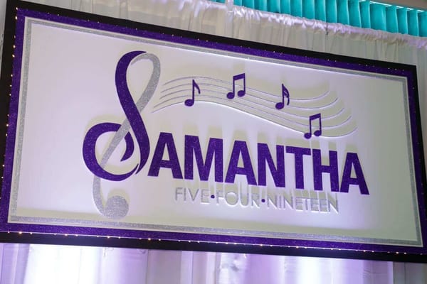 Music Themed Backdrop