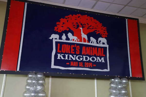 Animal Themed Backdrop