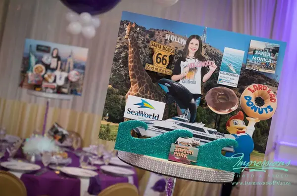 Hollywood Themed Centerpiece