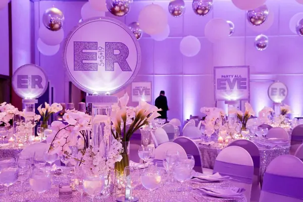 Lavender Uplighting