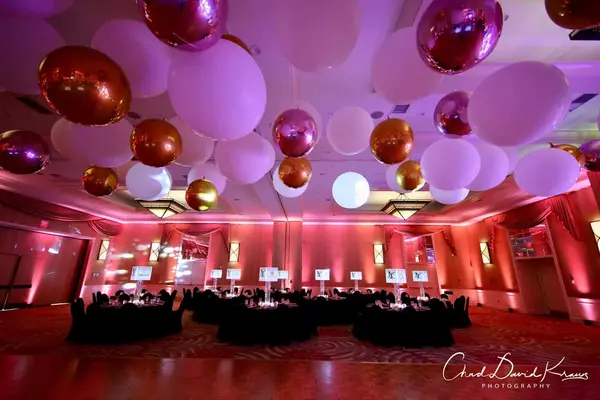 Rose Gold Uplighting