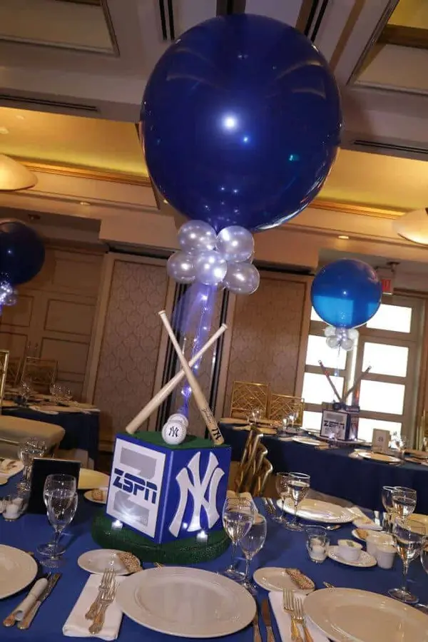 Baseball Themed Centerpiece
