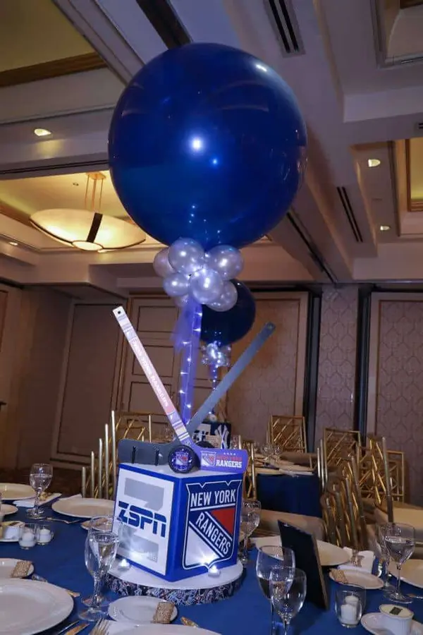 Hockey Themed Centerpiece