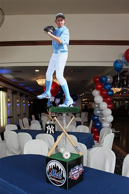 Baseball Themed Centerpiece