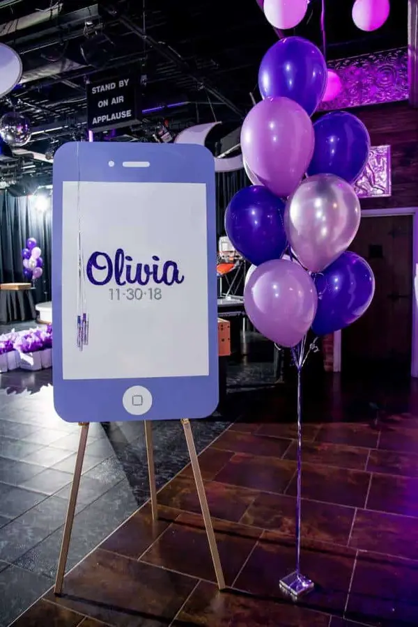 iPhone Cutout Sign in Board