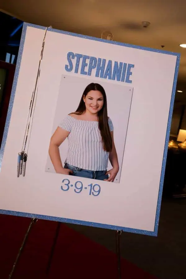 Blowup Photo Sign in Board