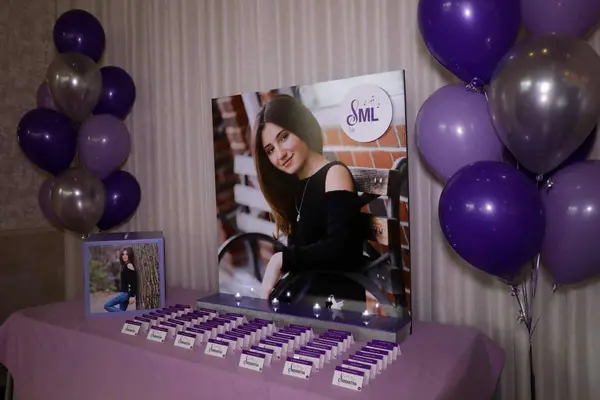 Bat Mitzvah Seating Card Display