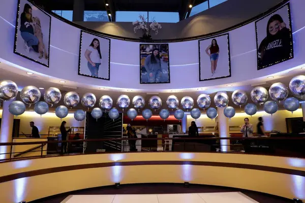 Bat Mitzvah Dance Floor Display