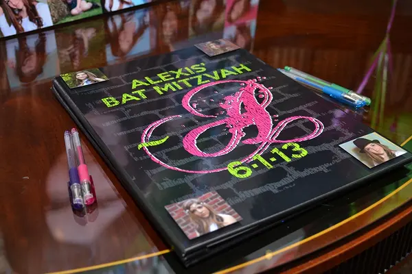 Custom Cover Sign in Book