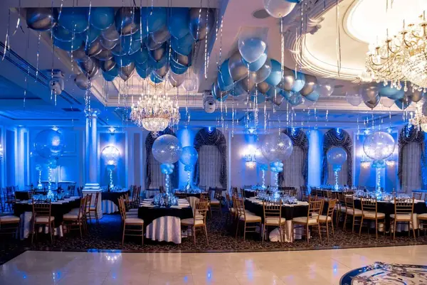 Light Blue and Silver Bat Mitzvah