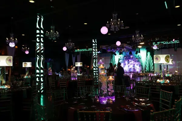 LED Orchid Centerpieces