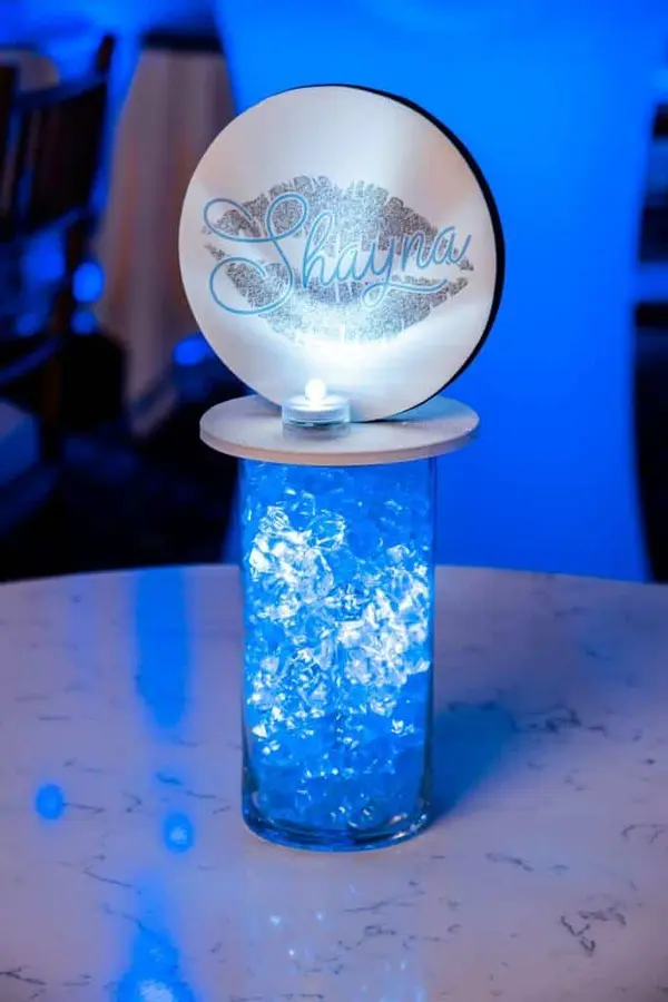 Bat Mitzvah Lounge Centerpiece