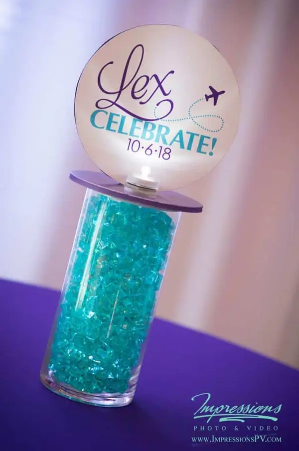 Mini Logo Centerpiece