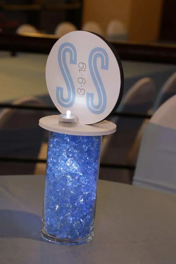 Bat Mitzvah Lounge Centerpiece