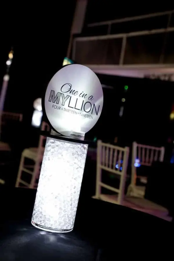 LED Lounge Centerpiece