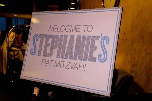 Bat Mitzvah Welcome Sign