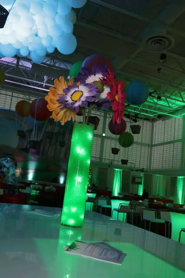 Giant Paper Flower Centerpiece