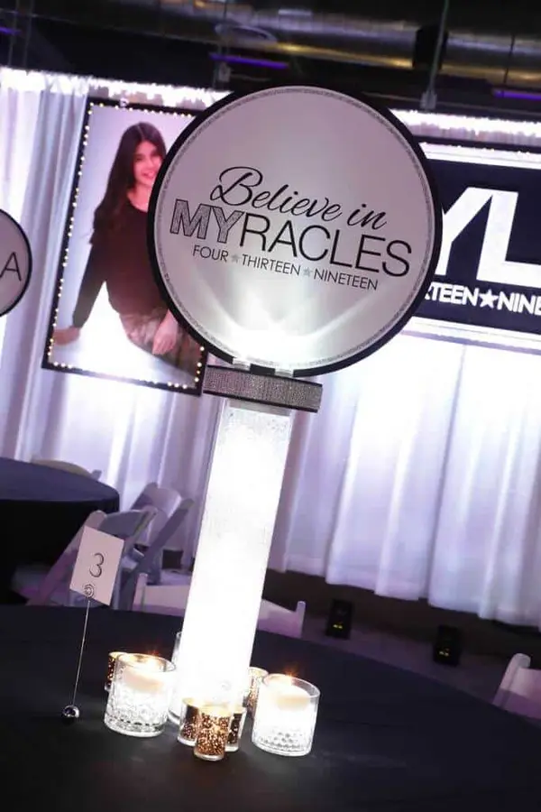 LED Logo Centerpiece