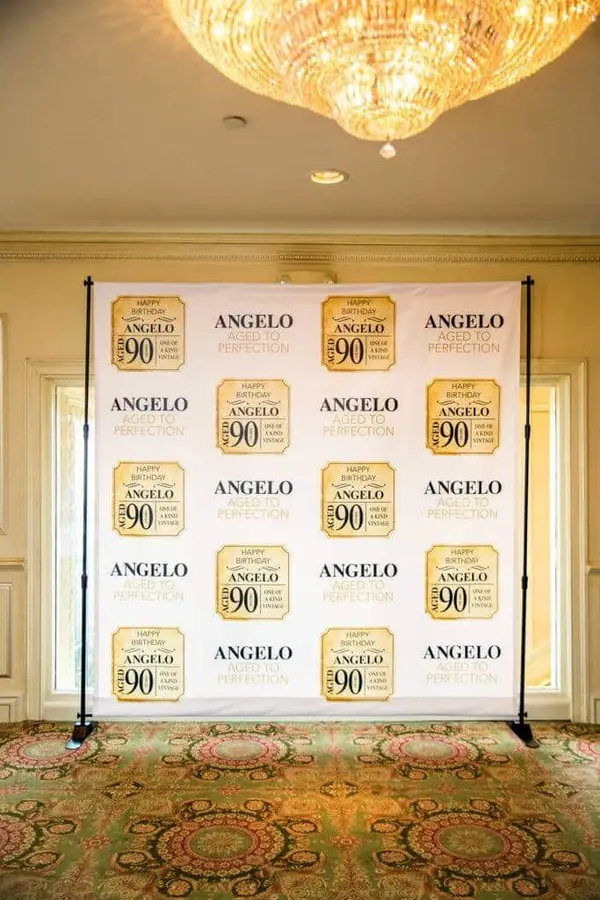 Vintage Themed Step and Repeat