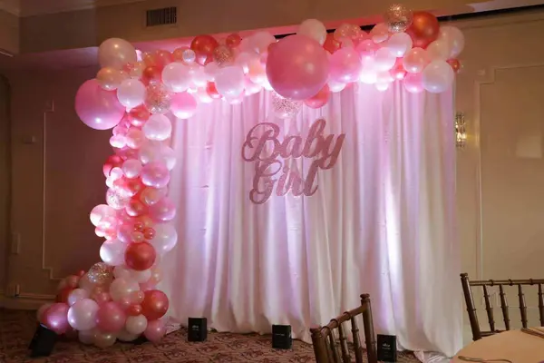 Rose Gold Organic Balloon Arch