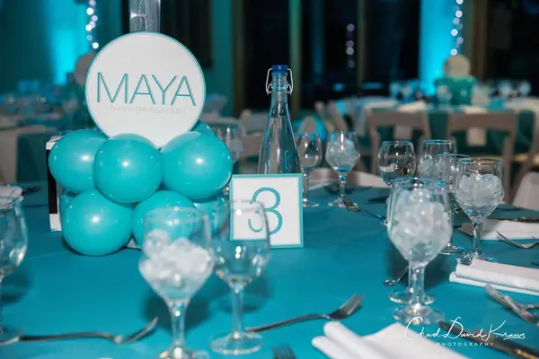 Bat Mitzvah Balloon Centerpiece Base