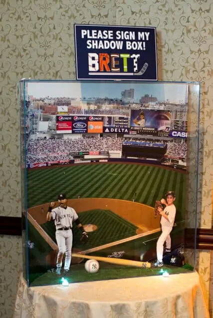 Yankees Shadow Box Sign in Board