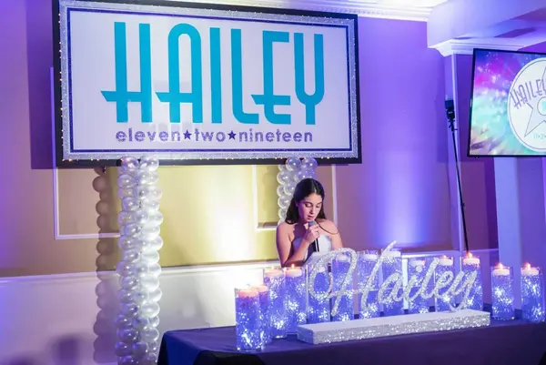 Lavender and Silver Candle Lighting Display