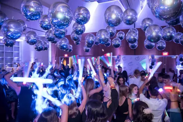 Silver Metallic Ceiling Balloon