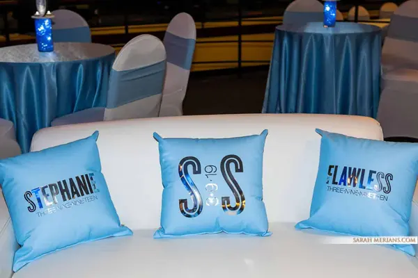 Bat Mitzvah Logo Pillow